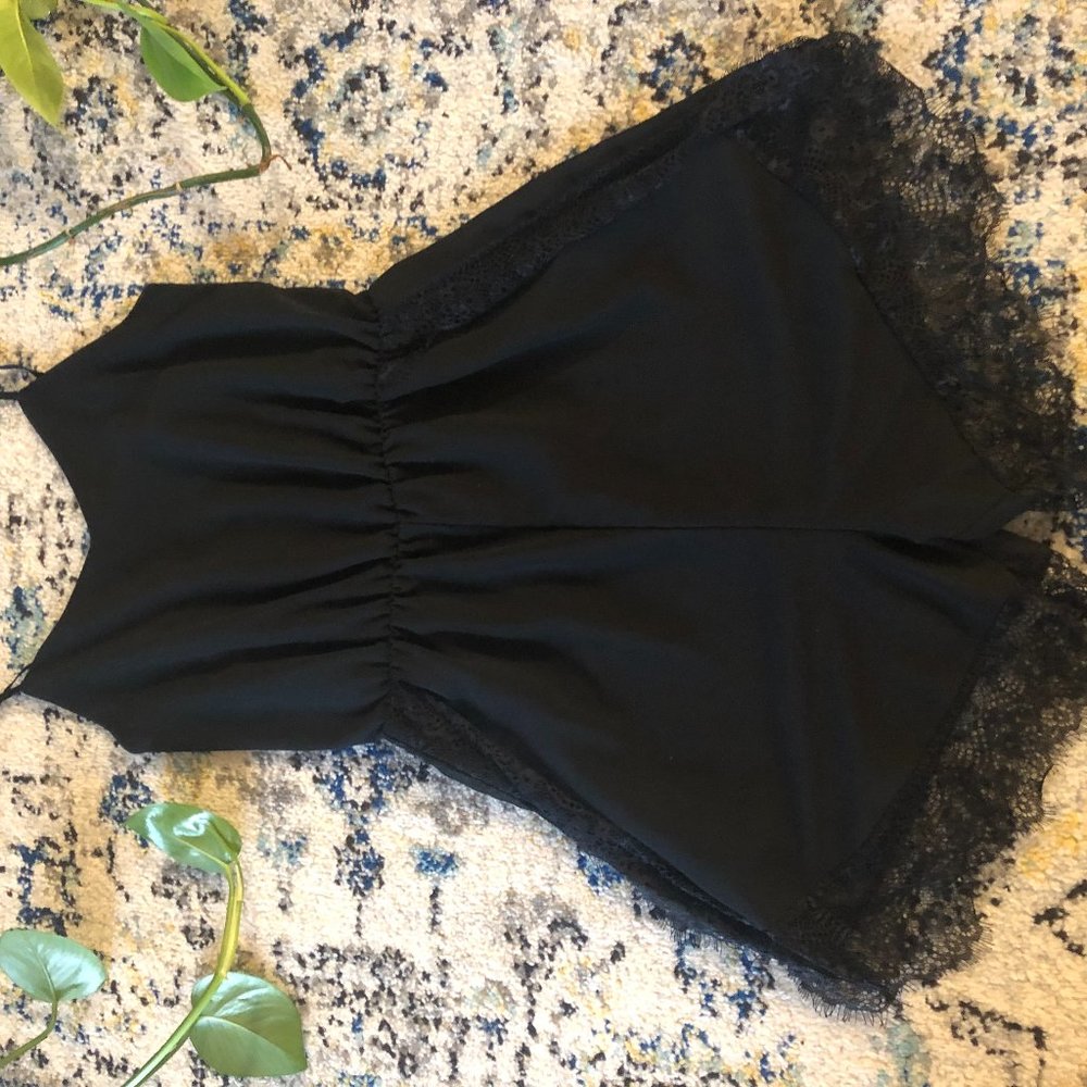 Black Lace Romper